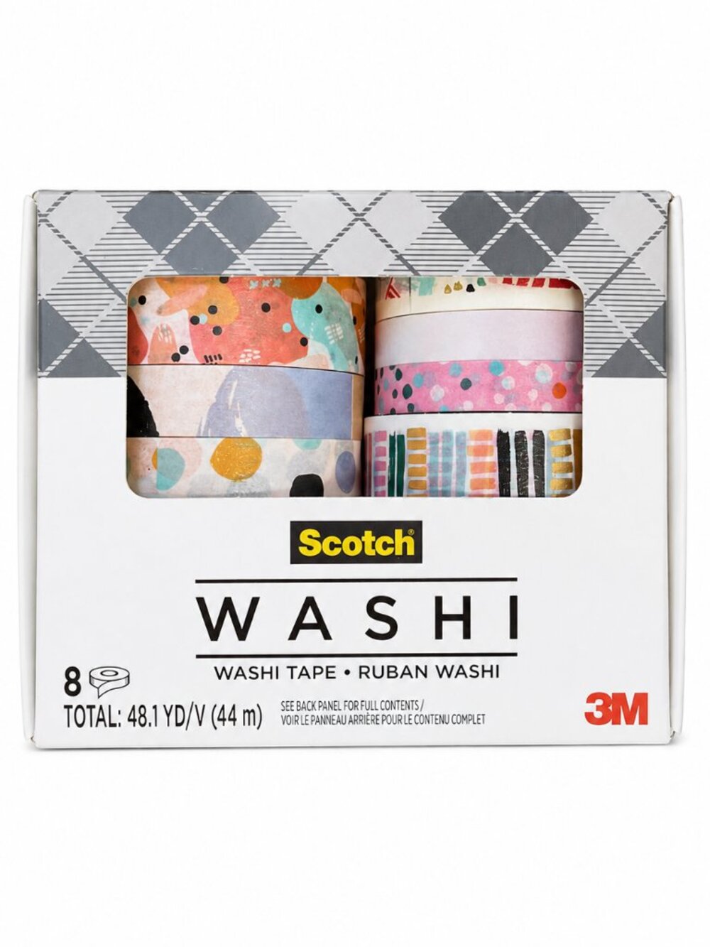 ⭐️ $10 - SCOTCH BRAND DECORATIVE WASHI TAPE |  7 ABSTRACT MODERN DESIGNS | NEW
